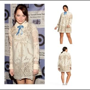 lace black and white dress Hecate Lace Maxi Dress [B] main image 0